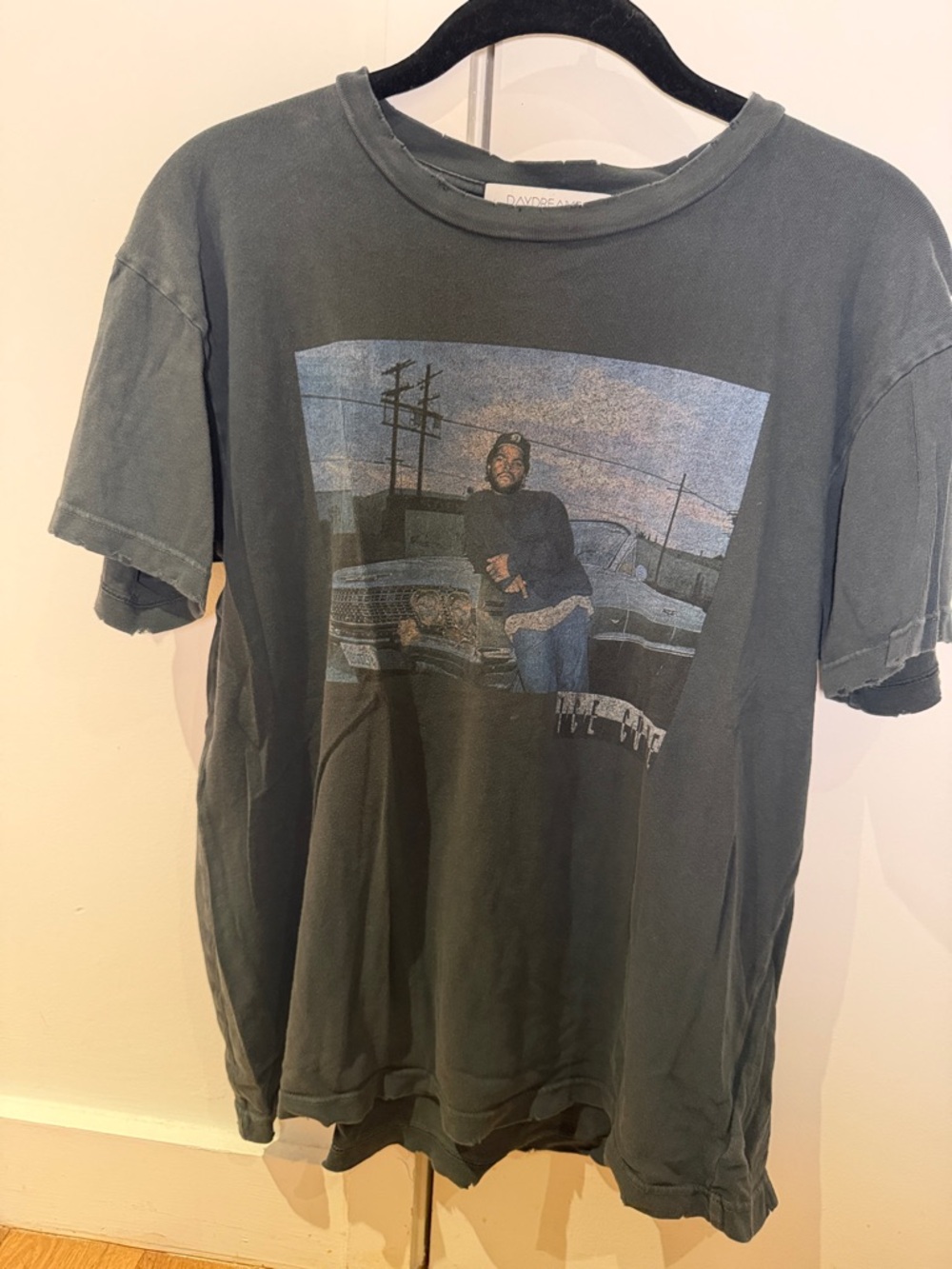 Daydreamer Black Vintage Graphic Short Sleeve Tee